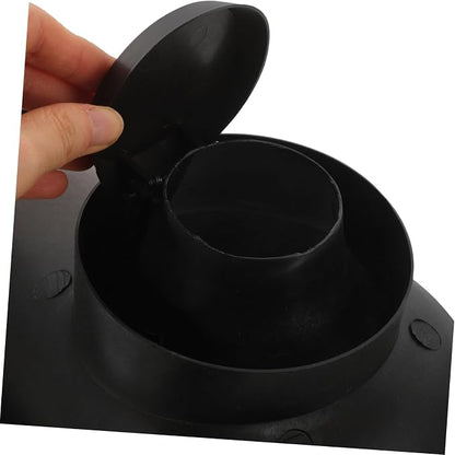Sturdy Plastic Squat Toilet for Construction Camping Travel Portable Lid for Easy Storage