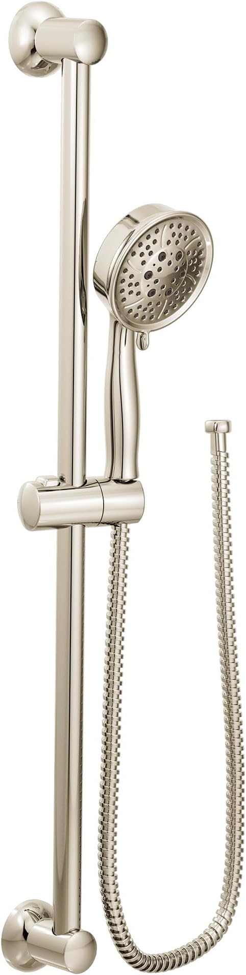 Moen 3667EPNL Eco-Performance Handheld Showerhead with 69-Inch-Long Hose Featuring 30-Inch Slide Bar, Polished Nickel