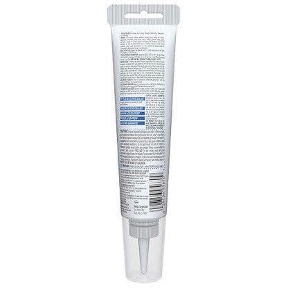GE Advanced Silicone Caulk for Window & Door, White, 2.8 fl oz Tube - 100% Waterproof Silicone Sealant, 5X Stronger Adhesion, Freeze & Sun Proof,(Pack of 2)