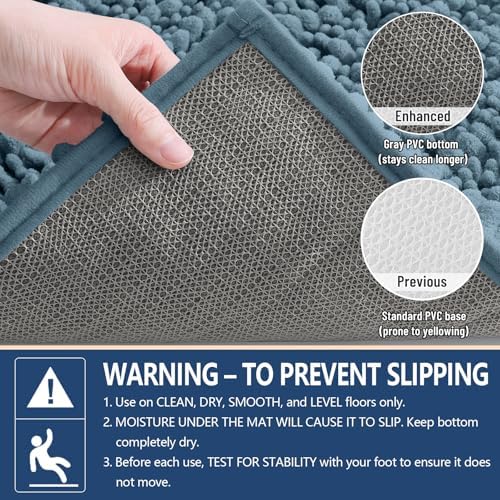 Arotive Bathroom Rugs Mat 30x20, Soft Absorbent Chenille Shaggy Bath Mat