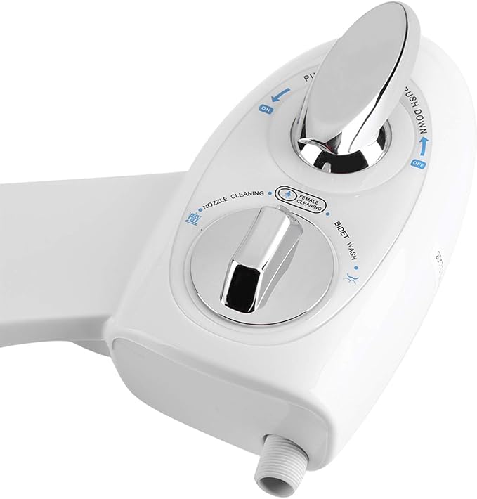 Bidet Attachment for Toilet Seat, Fresh Water Bidet Attachment Adjustable Water Pressure, Rear and Feminine Wash Self-Cleaning Attachment