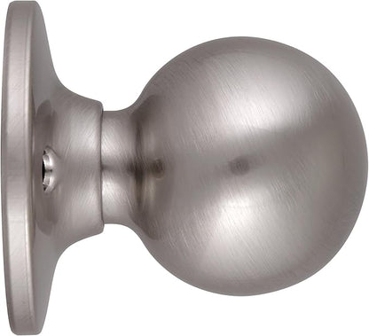 Design House 781856 Ball Dummy Door Knob Satin Nickel
