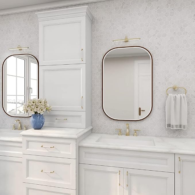 Carrara White Marble Mosaic Tile for Kitchen Bathroom Wall 2" Hexagon 5 Pcs | Water & Heat Resistant Polished Marble Backsplash Tiles for Wall Floor Fireplace Surround Durable Unique Veins 4.1SQFT