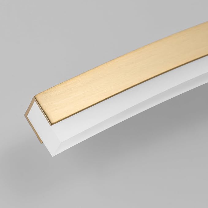 PRESDE 24 Inch LED Vanity Light Brushed Gold Bathroom Light Fixtures Over Mirror Modern Bath Wall Lighting Bar Dimmable