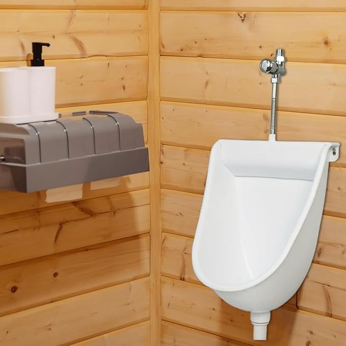 Floating Toilet Wall Mounted Male Toilet with Flush | Male Urinals for Home Dorm Garden RV Apartment Dad Boyfriend Grandpa