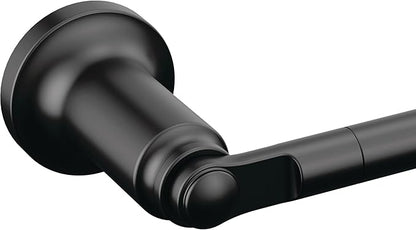 Delta Saylor 2-Piece Bathroom Set with 8 in. Hand Towel Holder and Toilet Paper Holder | Matte Black Bathroom Accessories | Bathroom Hardware Set