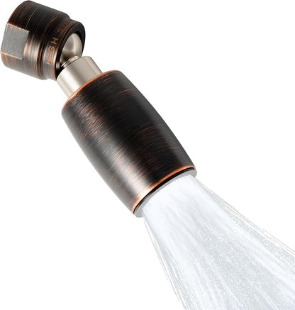 High Sierra® - CLASSIC™ Solid Lead-Free Metal 1.25 GPM Award Winning. Ultra Low Flow Shower Head. Patented Nozzle Never Clogs - Oil Rubbed Bronze Finish
