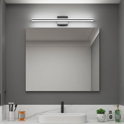 SOLFART Bathroom Vanity Light Matte Black 32 Inch LED Lights for Bathroom 6000K Wall Light Fixtures ND