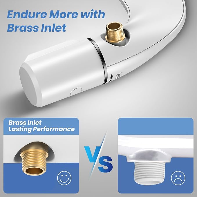 Bidet Attachment for Existing Toilet Seats, Ultra-Slim, Non Electric, Dual Nozzle, Rear & Feminine Wash, Fresh Cold Water Sprayer, Badays Bedets Bedits Badette Bidgets, Black