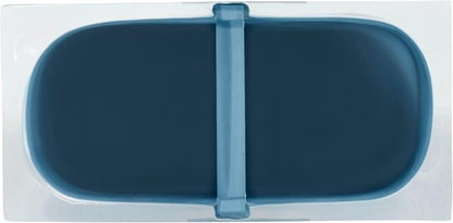 Izod - Toothbrush Holder, Resin Countertop Accessories, Dorm Room Essentials, Modern Home Decor (Marina Collection, Blue)