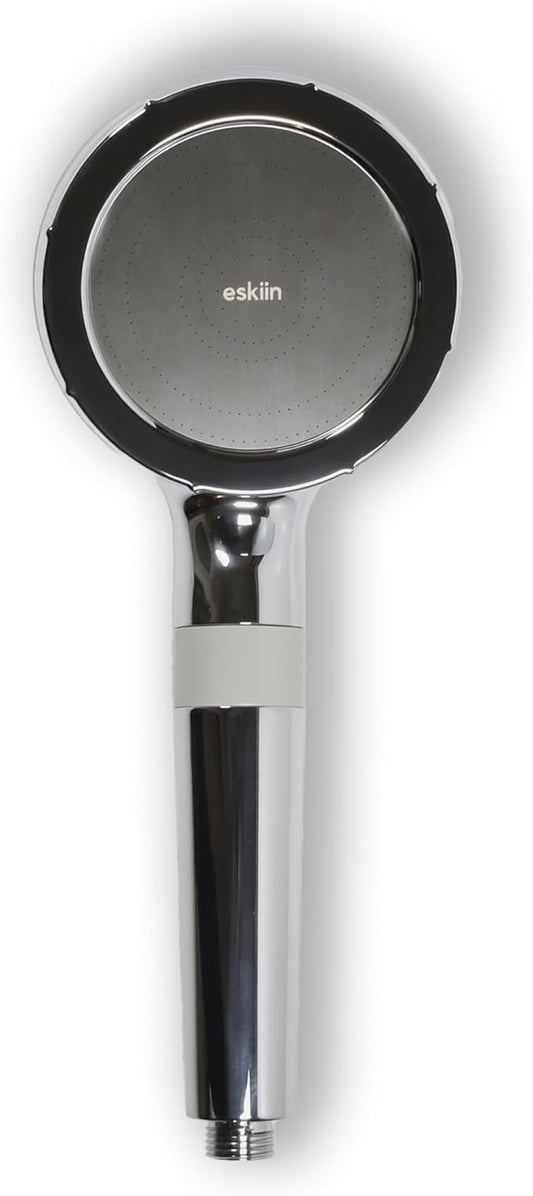 Filtered Shower Head - Best HandHeld Shower Head With Filters For Healthy Hair & Skin - High Pressure - Reduce Dandruff, Protect Colored Hair, And Soothe Dry Skin (Chrome)