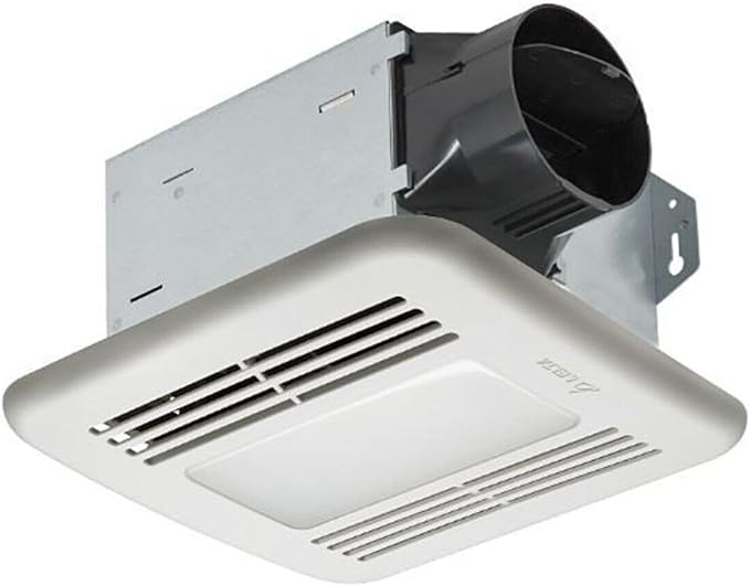 breez Delta Electronics (Americas) Ltd. ITG80LED Delta BreezIntegrity Series 80 CFM Fan/Dimmable LED Light, 11.3W, 1.3 Sones