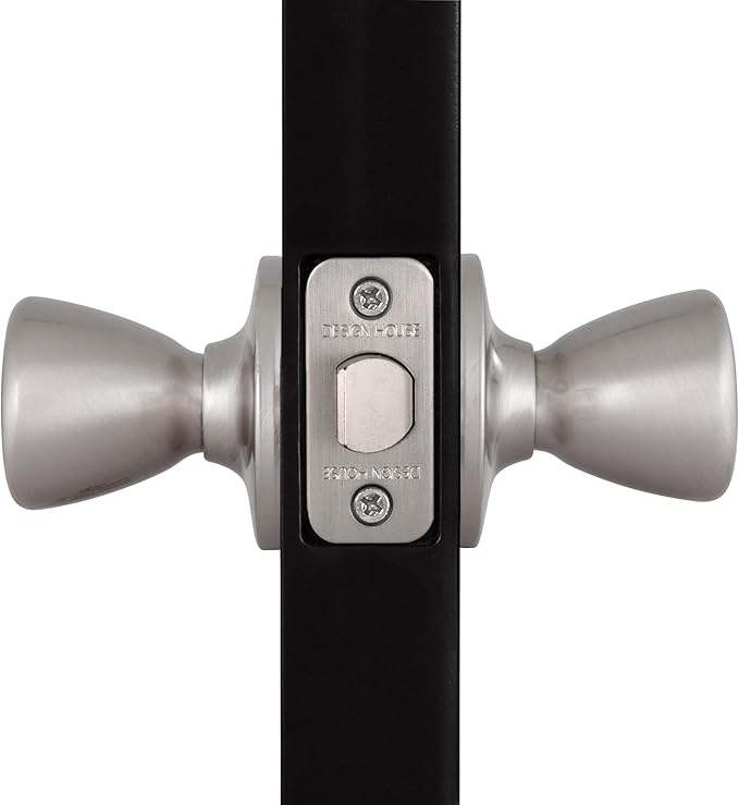 Design House 781914 Tulip Passage Hall and Closet Door Knob Satin Nickel