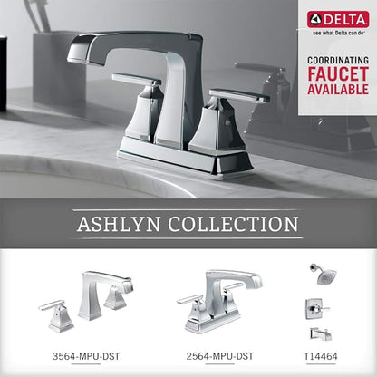 DELTA FAUCET Rubber Limited 76418 Ashlyn 18-in Wall Mount Towel Bar Bath Hardware Accessory in Polished Chrome