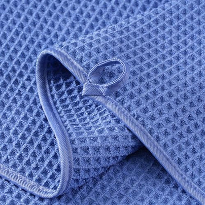 Microfiber Waffle Bath Towels, 4 Pieces, Soft, Absorbent, Fast Drying, Lint Free 430 GSM (27''x55''/68.58 cm x139.7 cm)