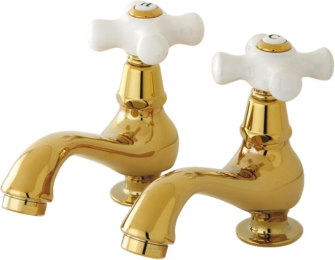 Kingston Brass KS1102PX Heritage Basin Tap Faucet, Polished Brass