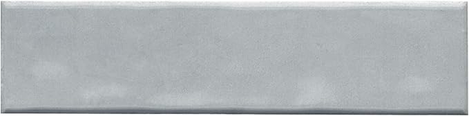 M S International Renzo Sky Glossy Ceramic Subway Tile for Bathroom, Kitchen Backsplash, Accent Wall, and Shower - Sample