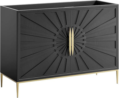 Modway Awaken Bathroom Vanity Cabinet, 48", Black