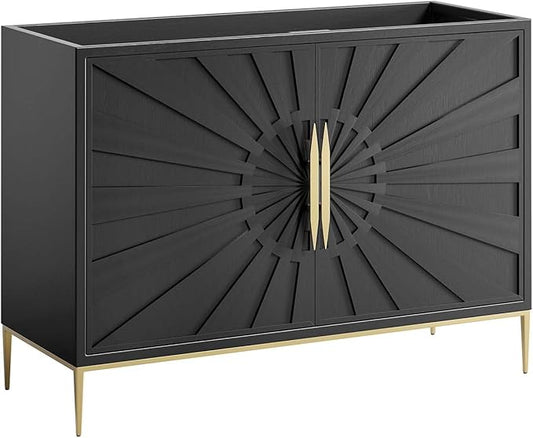 Modway Awaken Bathroom Vanity Cabinet, 48", Black
