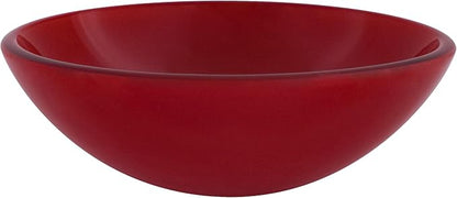 ROSSO Glass Vessel Bathroom Sink, TIG-8305