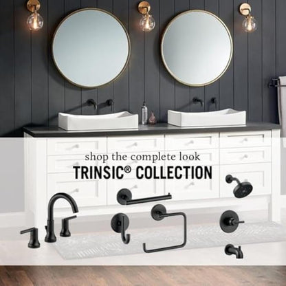 Delta Trinsic Polished Nickel Bathroom Faucet 3 Hole, 8 Inch Widespread Bathroom Sink Faucet for Vanity, Metal Push-Pop Drain Assembly, Polished Nickel 3559-PNMPU-DST