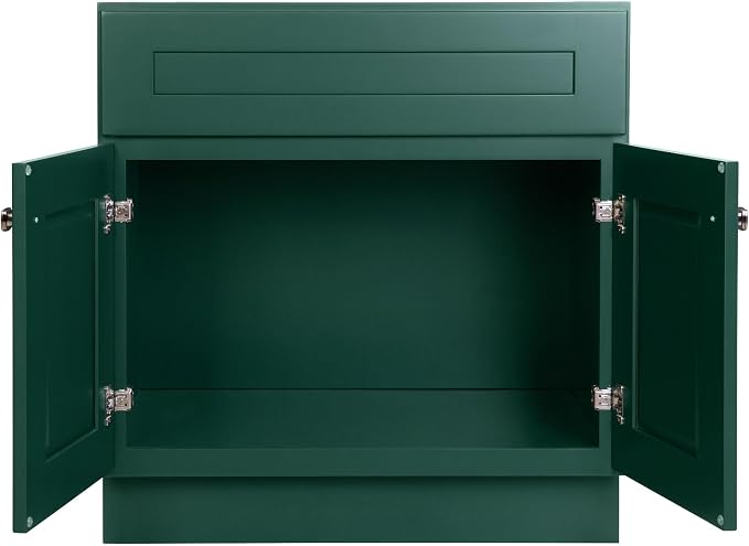 Design House Brookings Bathroom Vanity, 30", Hunt Club | Adjustable Hinges, Freestanding, Contemporary/Modern, Wood, Bath, 215434