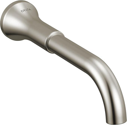 Delta Trinsic Wall Mount Bathroom Faucet 3 Hole, Brushed Nickel Bathroom Sink Faucet for Wall, Stainless T3554LF-SSLHP-WL (Valve and Handles Not Included)