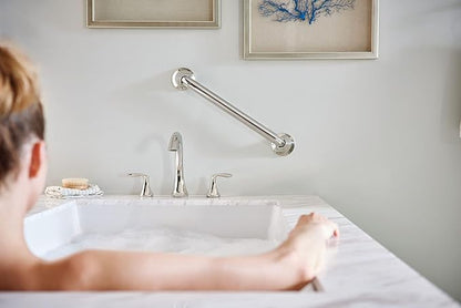Moen Eva Chrome Two-Handle Deck Mount Roman Tub Faucet Trim Kit, Valve Required, T943