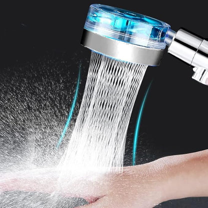 Handheld High Pressure Turbo Shower Head, 360° Rotatable Detachable Filtered Shower Head for Hard Water, Easy to Install