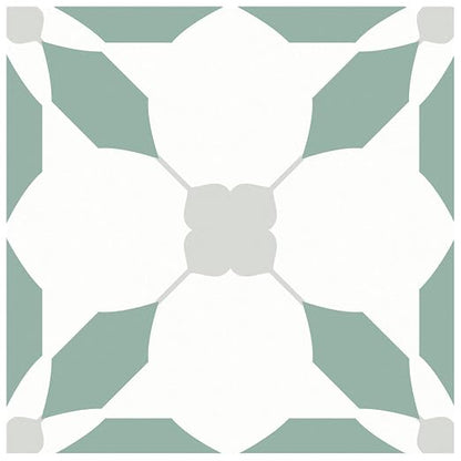 MORCART 40PCS 7.87" x 7.87" Peel and Stick Floor Tile, Aqua Blue | DIY Vinyl Flooring Self-Adhesive Removable and Waterproof Tile Sticker for Bathroom, Kitchen, Wall, Bedroom, Stairs