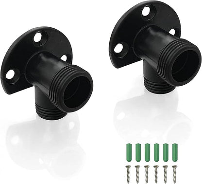 Installation Kit Surface Mount NPT 1/2 Male by G 3/4 Male Matte Black | for Outdoor Exposed Wall Mount Bathroom Faucet Outdoor Shower System Thermostatic Bar Mixer Valve Convert in-Wall