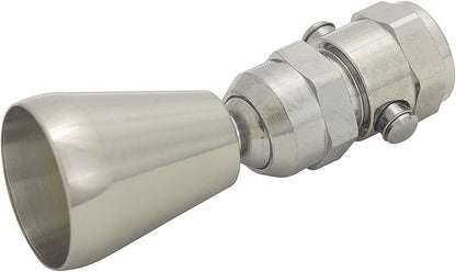 WHEDON PRODUCTS USD2C Brass/Chrome Deluxe Shower Head
