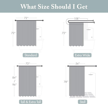 Madison Park Amherst 72 x 72 Bathroom Shower Curtain, Faux Silk, Aqua | Modern Classic, Light Sheen, Pieced, Striped, Microfiber, Machine Washable, OEKO-TEX Certified, Amherst