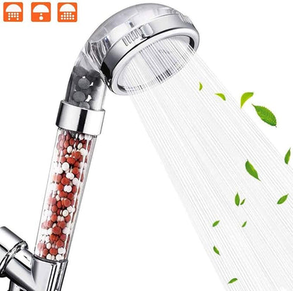 Nosame Shower Head, Filter Filtration High Pressure Water Saving 3 Mode Function Spray Handheld Showerheads for Dry Skin & Hair | Handheld Showerheads, Filter Filtration High Pressure Water Saving 3 Mode Function Spray Shower Head for Dry Skin & Hair
