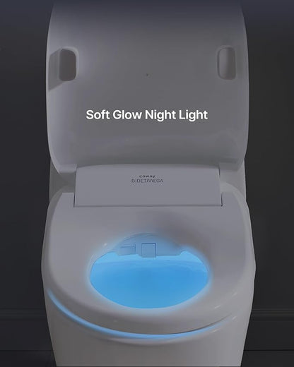 Coway Electronic Bidet Elongated Toilet Seat with Instantaneous Water Heating, Heated Seat and Dryer, Soft Close Lid, Stainless Nozzle, Self Cleaning, Remote Control 400S