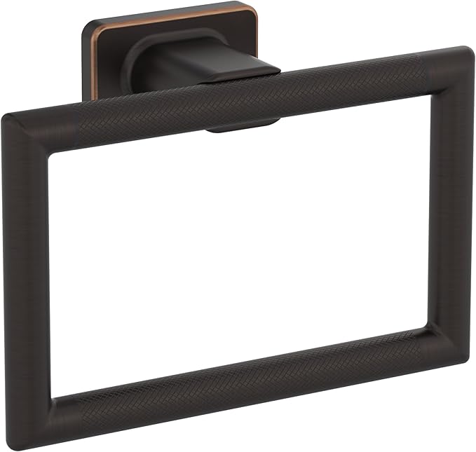 Amerock Bronx Oil-Rubbed Bronze Closed Towel Ring, BH26612ORB