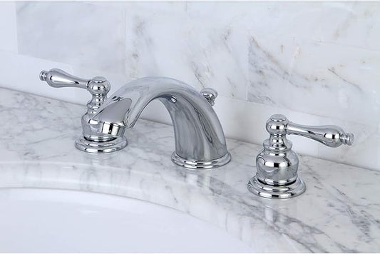 Kingston Brass KB971ALB Widespread Bathroom Faucet, Polished Chrome