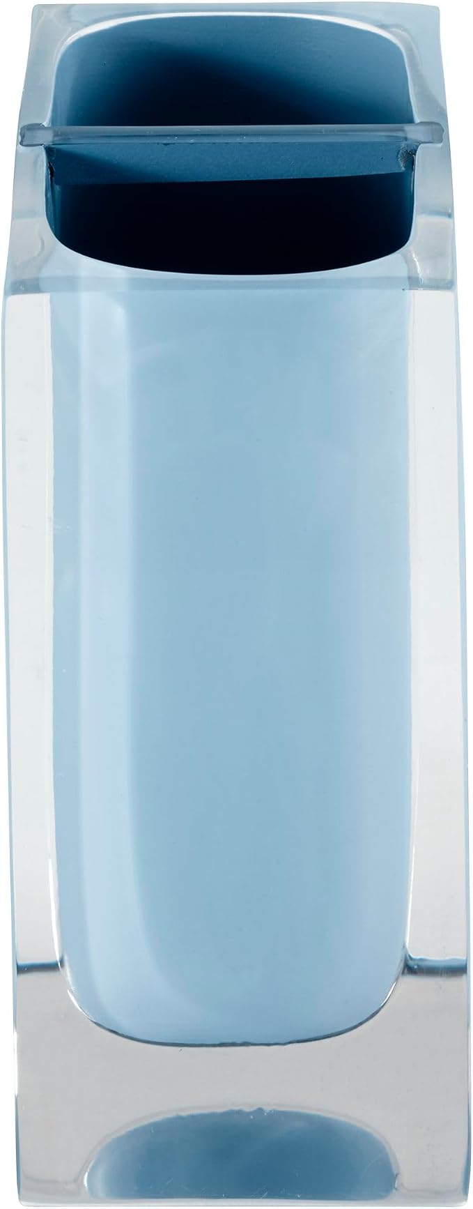 Izod - Toothbrush Holder, Resin Countertop Accessories, Dorm Room Essentials, Modern Home Decor (Marina Collection, Blue)