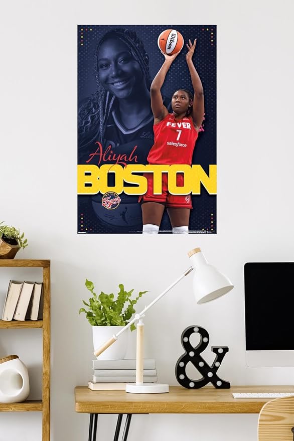 Trends International WNBA Indiana Fever - Aliyah Boston 25 Wall Poster, 34L x 22.4W, Premium Unframed Version