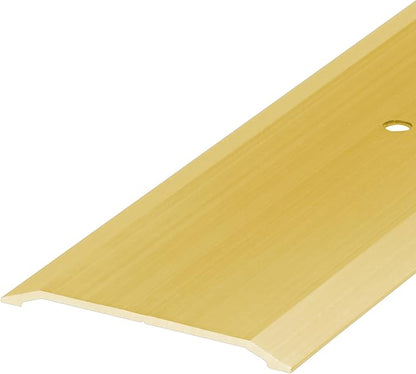 M-D Building Products 09563 1-3/4 in. x 1/8 in. x 36 in. Gold Aluminum Flat Profile Threshold for Interior Doorways