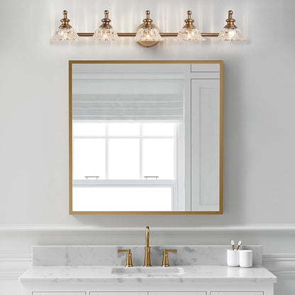 37.4" Bathroom Light Fixtures 5 Lights Vanity Lighting Fixtures (Exclude G9 Bulb) Vanity Lights for Bathroom
