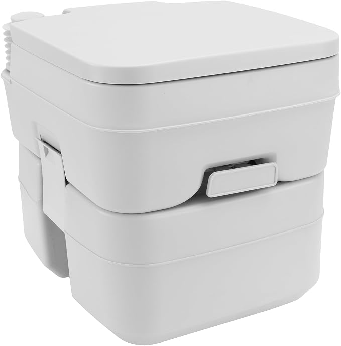Portable 5 Gallon Gray Toilet