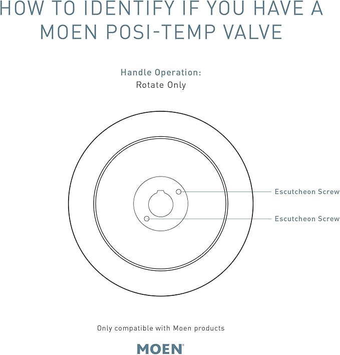 Moen T8342EP15 Commercial Posi-Temp Pressure Balancing Eco-Performance Shower and Handshower Trim, Valve Required,s, Chrome