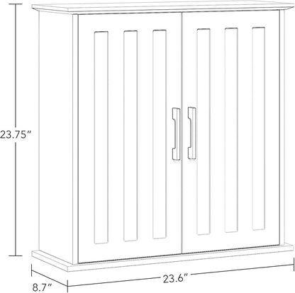 RiverRidge Monroe Two Door Wall Cabinet Over The Toilet Storage Cabinet with Soft-Close Doors - Medicine Cabinet with Adjustable Shelves