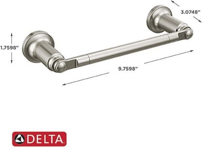 Delta Saylor 2-Piece Bathroom Set with 8 in. Hand Towel Holder and Toilet Paper Holder | Stainless Steel Bathroom Accessories | Bathroom Hardware Set