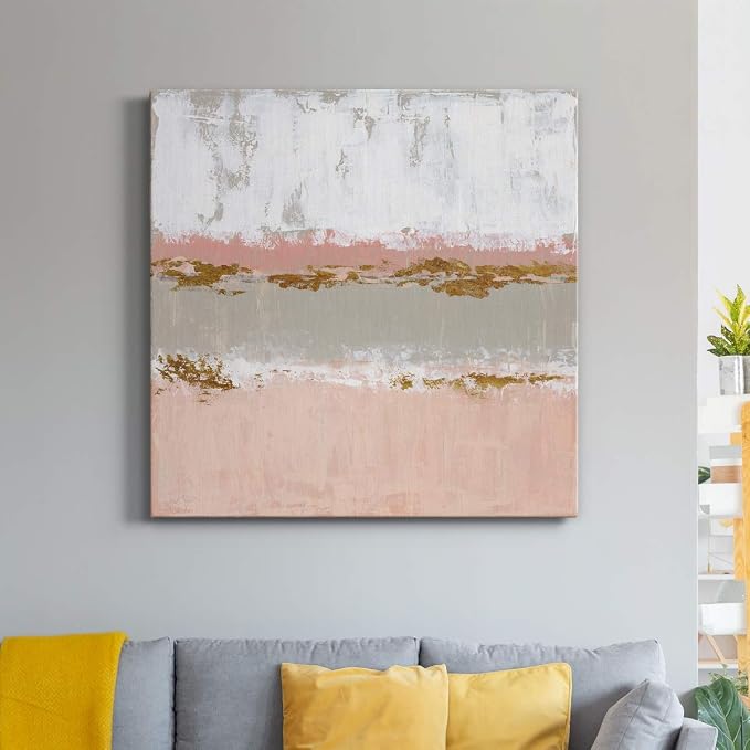 Renditions Gallery Sedona Sunrise Wall Art, Premium Gallery Wrapped Canvas Decor, Ready to Hang, 40 in H x 40 in W, Made in America Print
