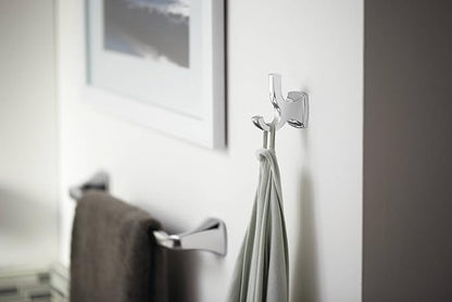 Moen YB5103CH Voss Double Robe Hook, Chrome (Pack of 2)