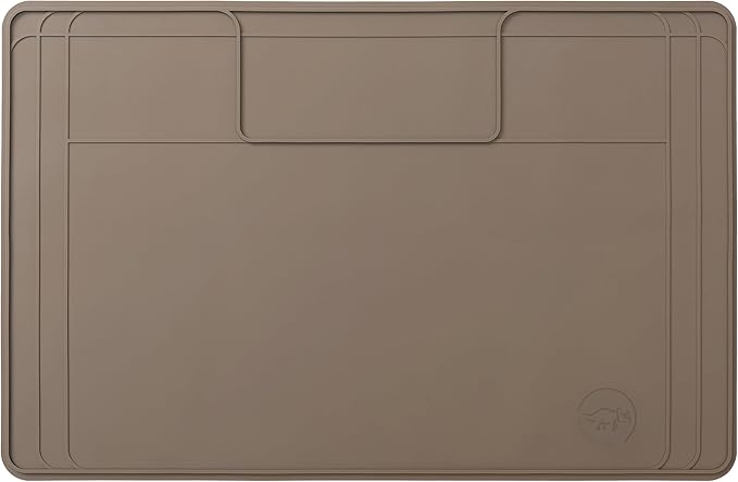 The Original Under Sink Mat - Silicone Waterproof mat, Trimmable, Easy to Clean, Kitchen cabinet liner, Under sink protector mats, Drip Tray with Lip - 34" x 22" or smaller