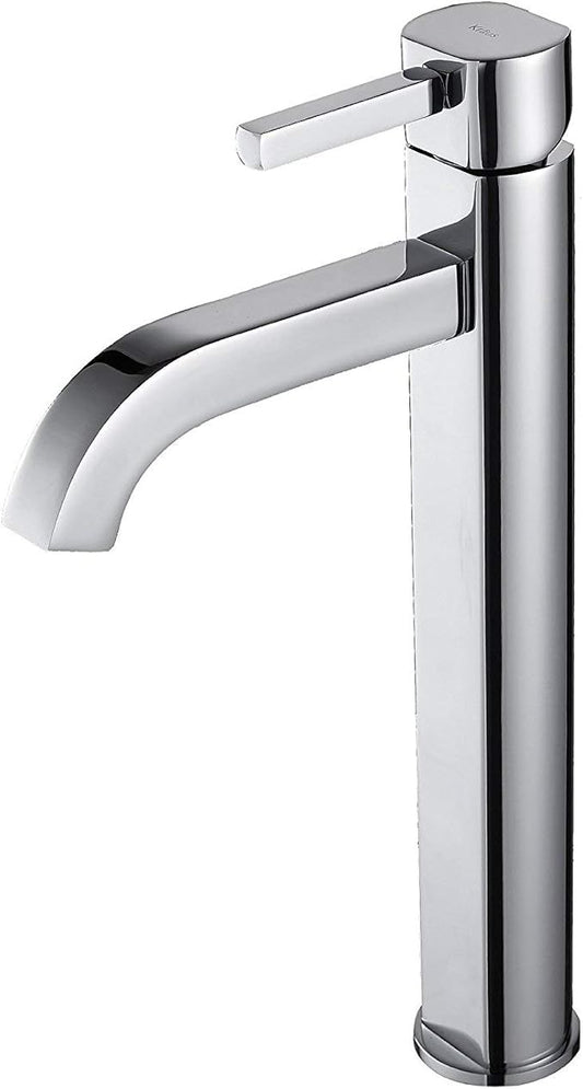KRAUS Ramus Single Handle Vessel Sink Bathroom Faucet in Chrome, FVS-1007CH