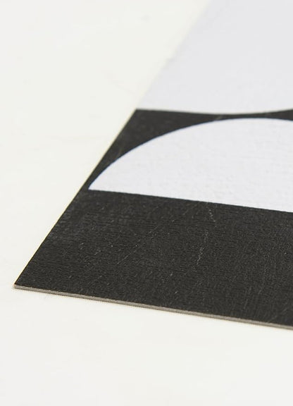 FloorPops x Very Gay Paint Gia Metric Black and White Peel and Stick Floor Tiles, FP6334